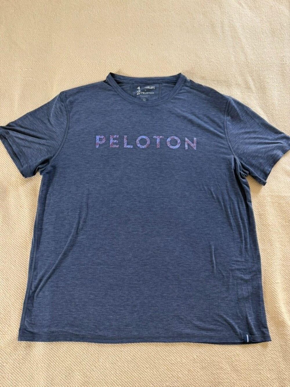 Fourlaps x Peloton Re-Up Performance Tee Navy Blue Men's XL
